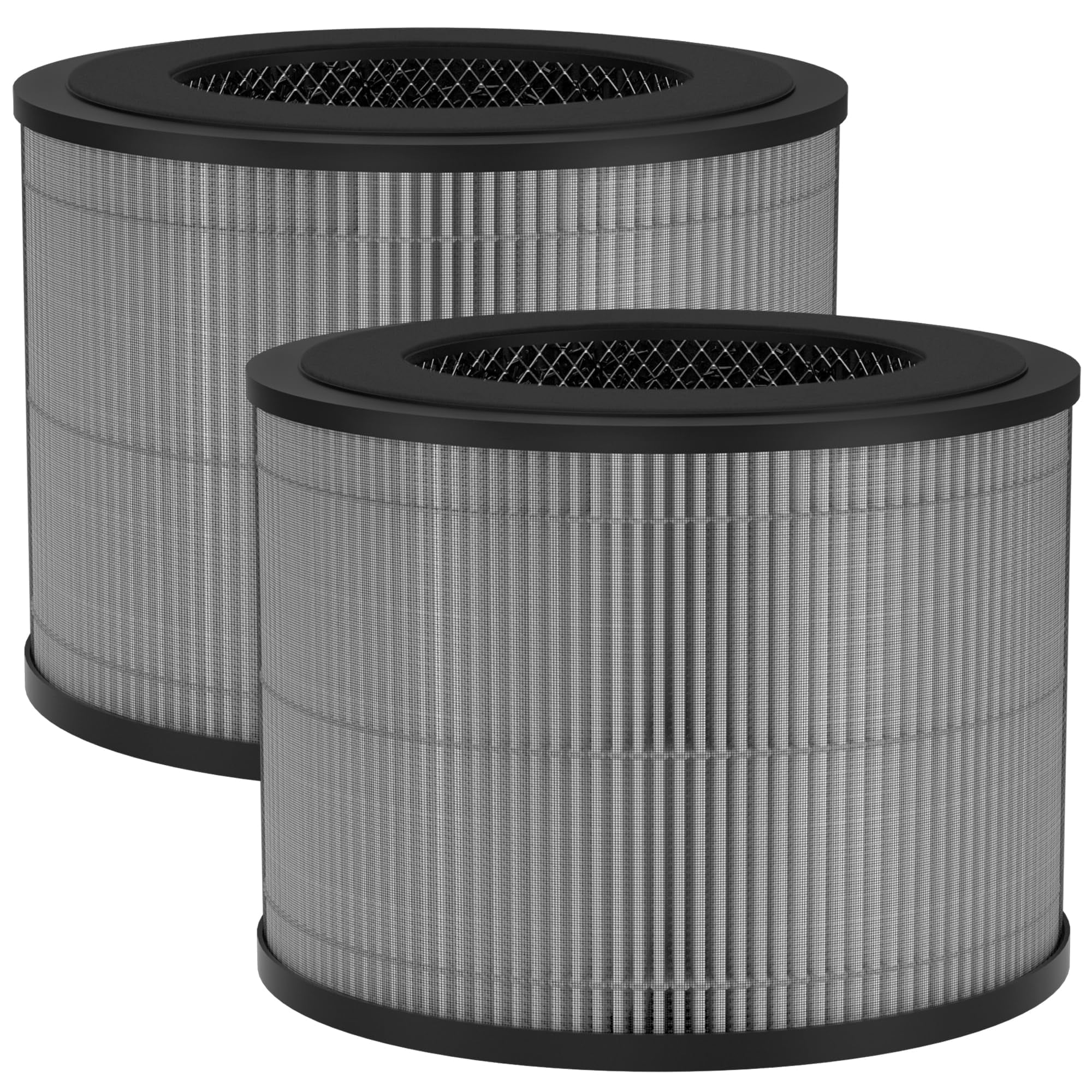 DR-HAP002 HEPA Replacement Filter 2-Pack | For Macro Pro / Pro S Air Purifiers | 3-Stage Filtration (Pre-filter + Activated Carbon) | High-Efficiency Air Filter