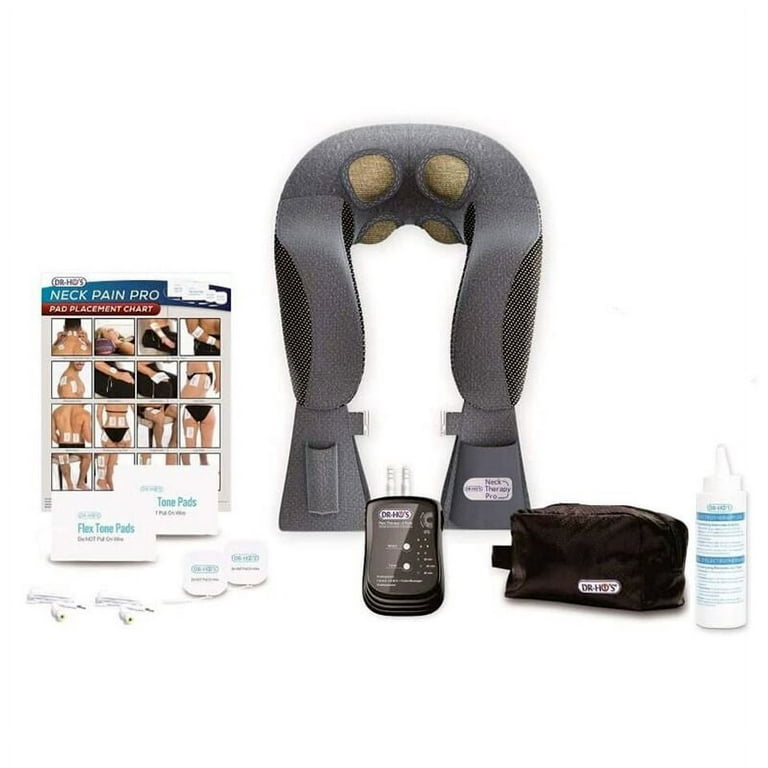 DR-HO'S Neck Pain Pro Essential Package - TENS Therapy, EMS Therapy and  DR-HO'S Proprietary AMP - Helps Temporarily Relieve Neck and Shoulder Pain