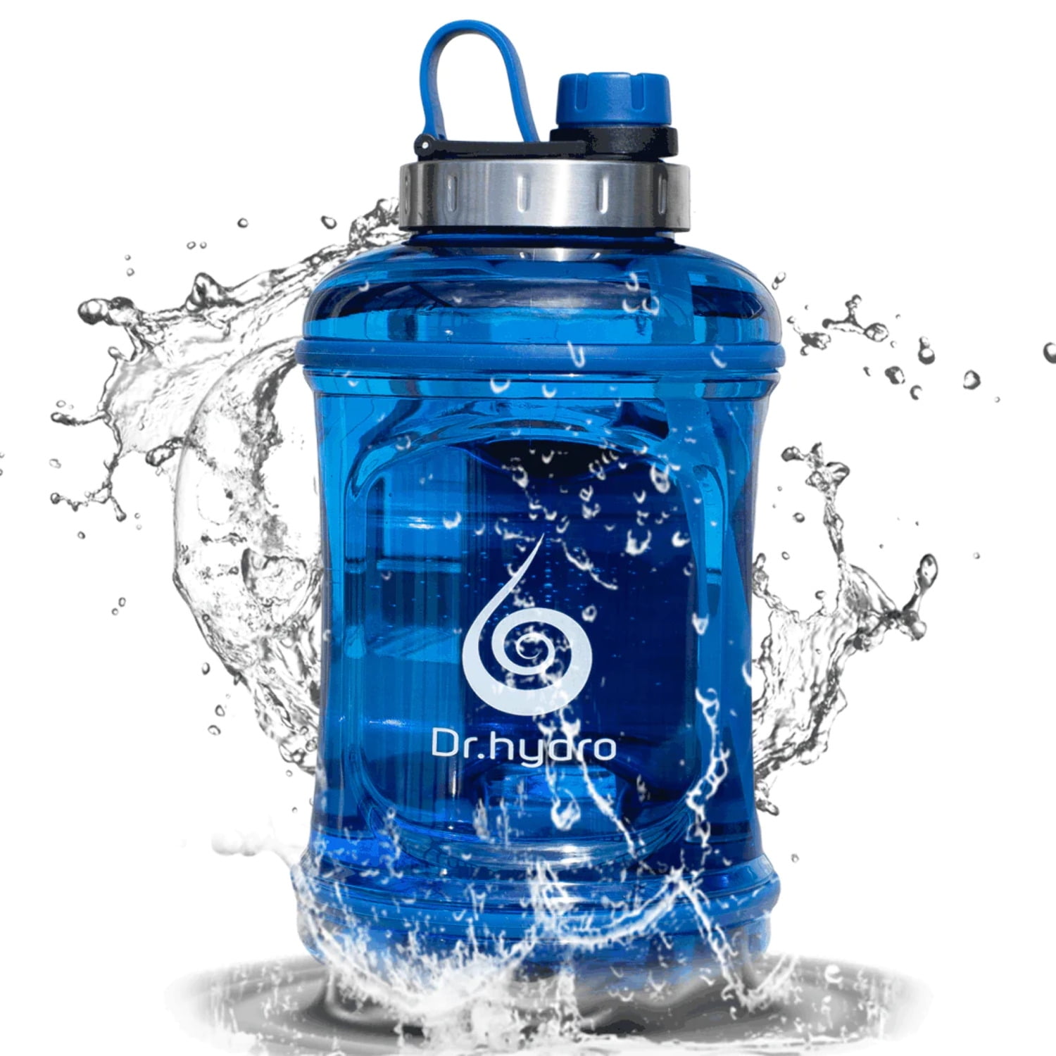 AQUAFIT - Water Bottle with Straw - Motivational Big Water Bottle
