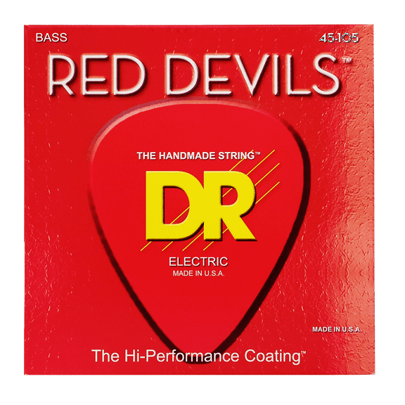 DR Strings Red Devils Medium 4-String Bass Strings