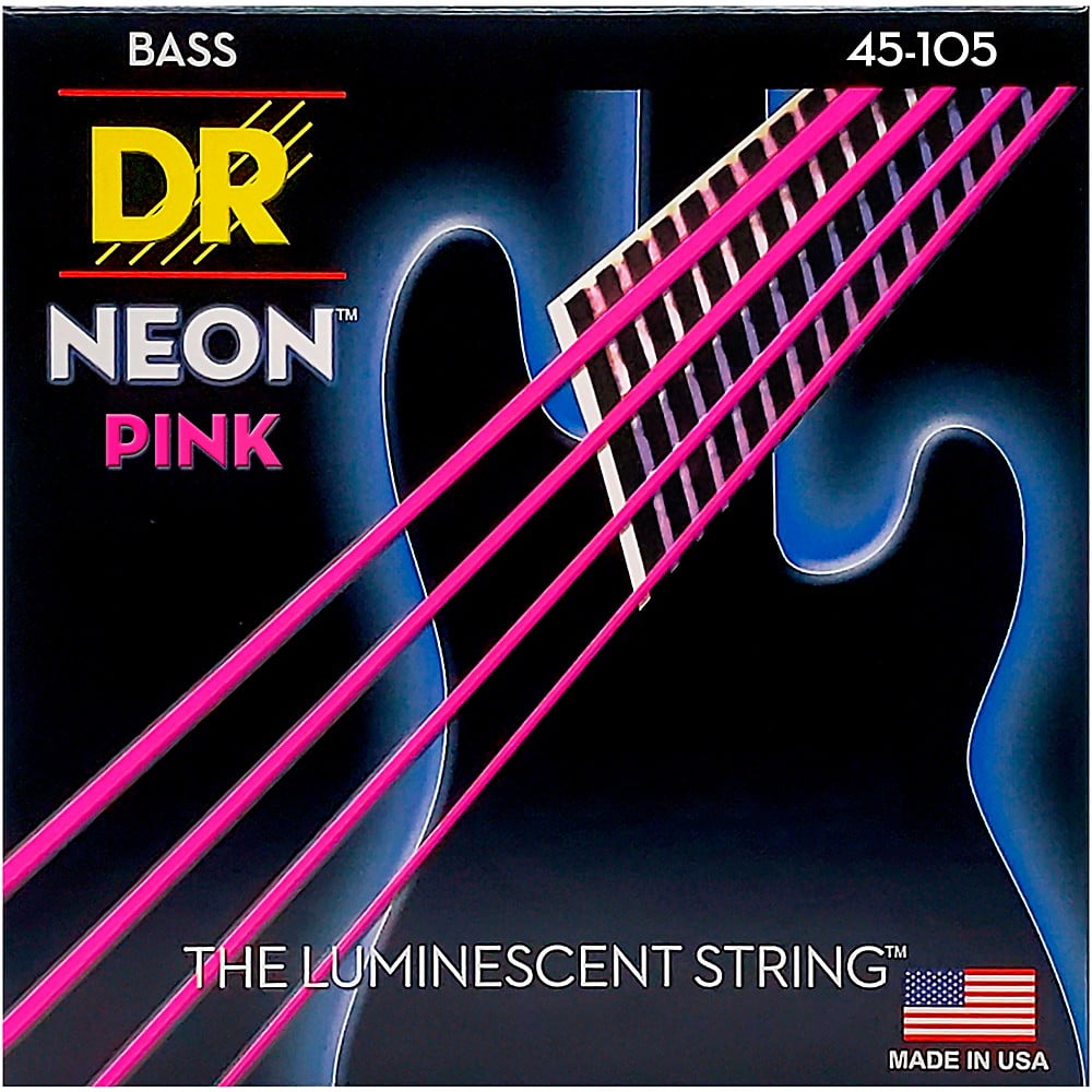 NEON BASS Guitar Strings MULTI-COLOR (D… DR Strings NEON Bass Guitar Strings - Multicolor - 600781004831