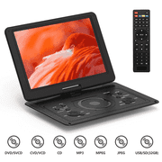 Professional 17.9\" Portable DVD Player for Car with 15.4\" Swivel Screen and Remote Control USB, Black","accessoriesIncluded"["Remote Control"]