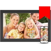 GCZ 15.6 inch Large WIFI Digital Photo Frame with 1080P IPS Full HD Touchscreen Share Photos and Videos Instantly via FRAMEO App, SD Card USB Support