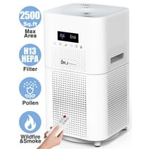 DR. J Professional HEPA Air Purifier for Large Rooms up to 2500 Sq.ft, Air Purifiers for Allergies and Asthma, Pet Dander&Odor, Dust, Pollen, Wildfire/Smoke