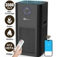Air Purifier For 900 Sq Ft DR. J Professional HEPA Air Purifier for Large Rooms 3500 Sq.ft, WiFi