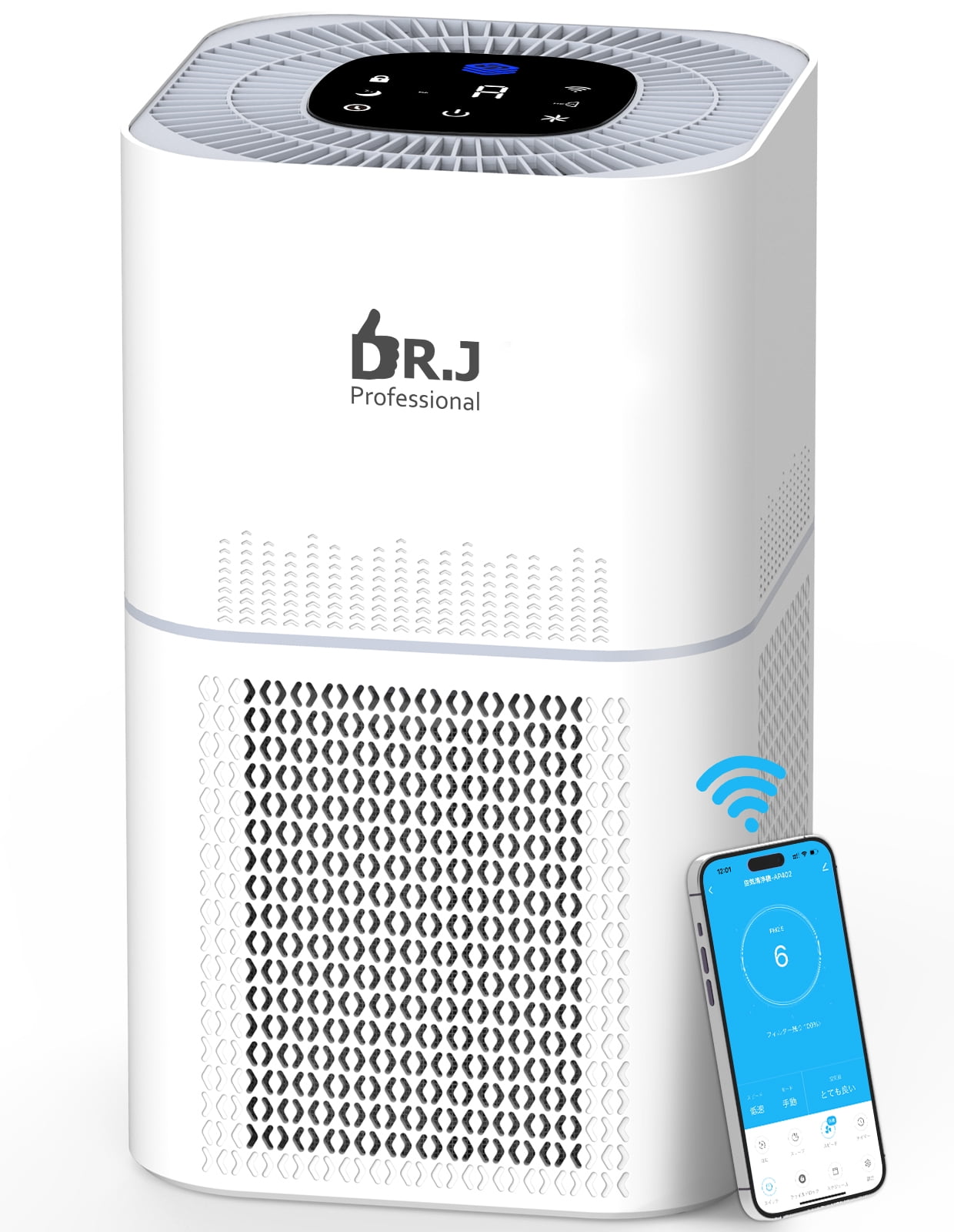 DR. J Professional HEPA Air Purifiers for 1350sqft, WiFi Air Purifiers