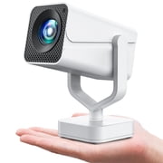 GCZ Mini Projector with WiFi and Bluetooth, 1080P Supported Smart Projector, Android System with Built-in Streaming Apps