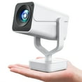 thumbnail image 1 of GCZ Mini Projector with WiFi and Bluetooth, 1080P Supported Smart Projector, Android System with Built-in Streaming Apps, 1 of 8