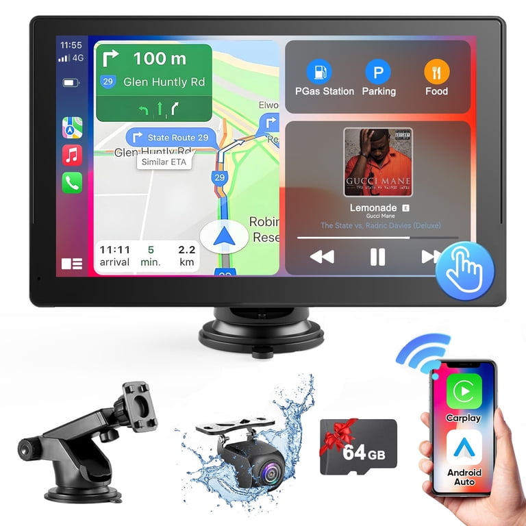 DR. J Professional Portable 9'' Touchscreen Monitor Wireless Apple