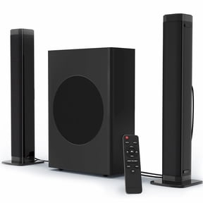 GCZ Soundbar with Subwoofer, 2.1 CH Separable Sound Bars for TV, Bluetooth/HDMI-ARC/Aux/Opt 3D Surround Sound