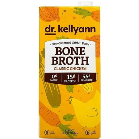 DR KELLYANN BONE BROTH CHICKN CLASSIC 32 FO - Pack of 6