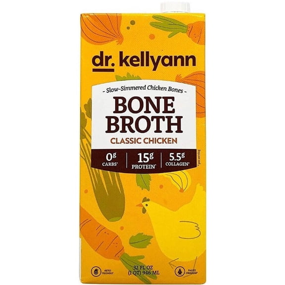 DR KELLYANN BONE BROTH CHICKN CLASSIC 32 FO - Pack of 6