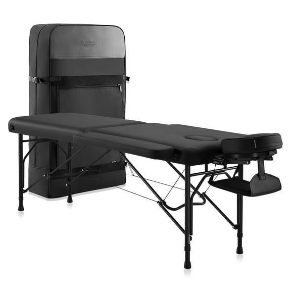 DR.LOMILOMI Ultra-Light Travel-Sized Mobile Aluminum Portable Massage Table Spa Bed Package 302 HALIA