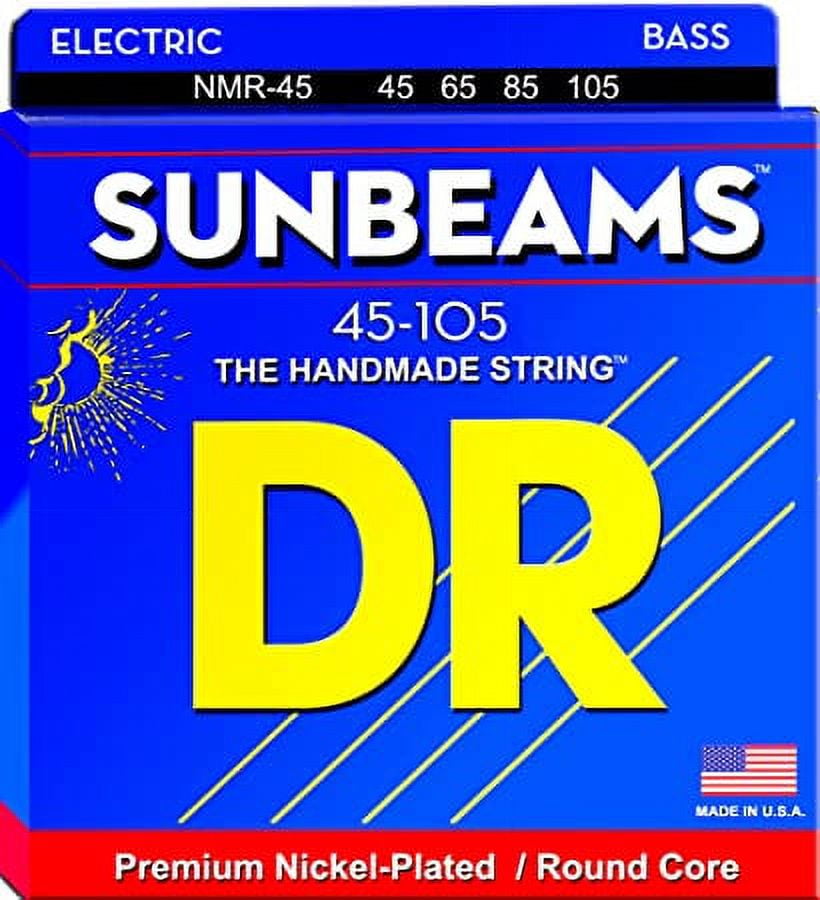 Sunbeam™ - Acoustic Bass Guitar, Electric Bass Guitar Nickel Plated Bass Strings: Medium 45-105