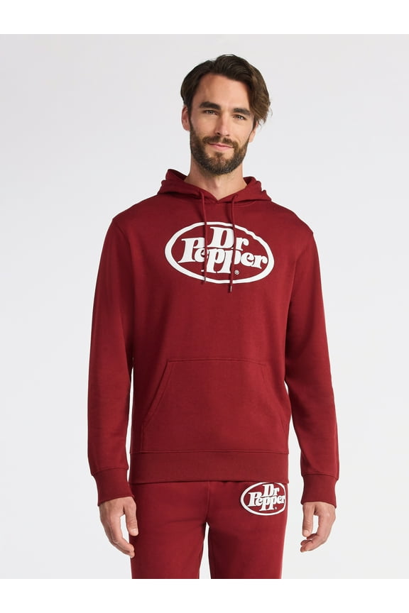Men's and Big Men's Front Back Graphic Hoodie, Sizes XS-3XL