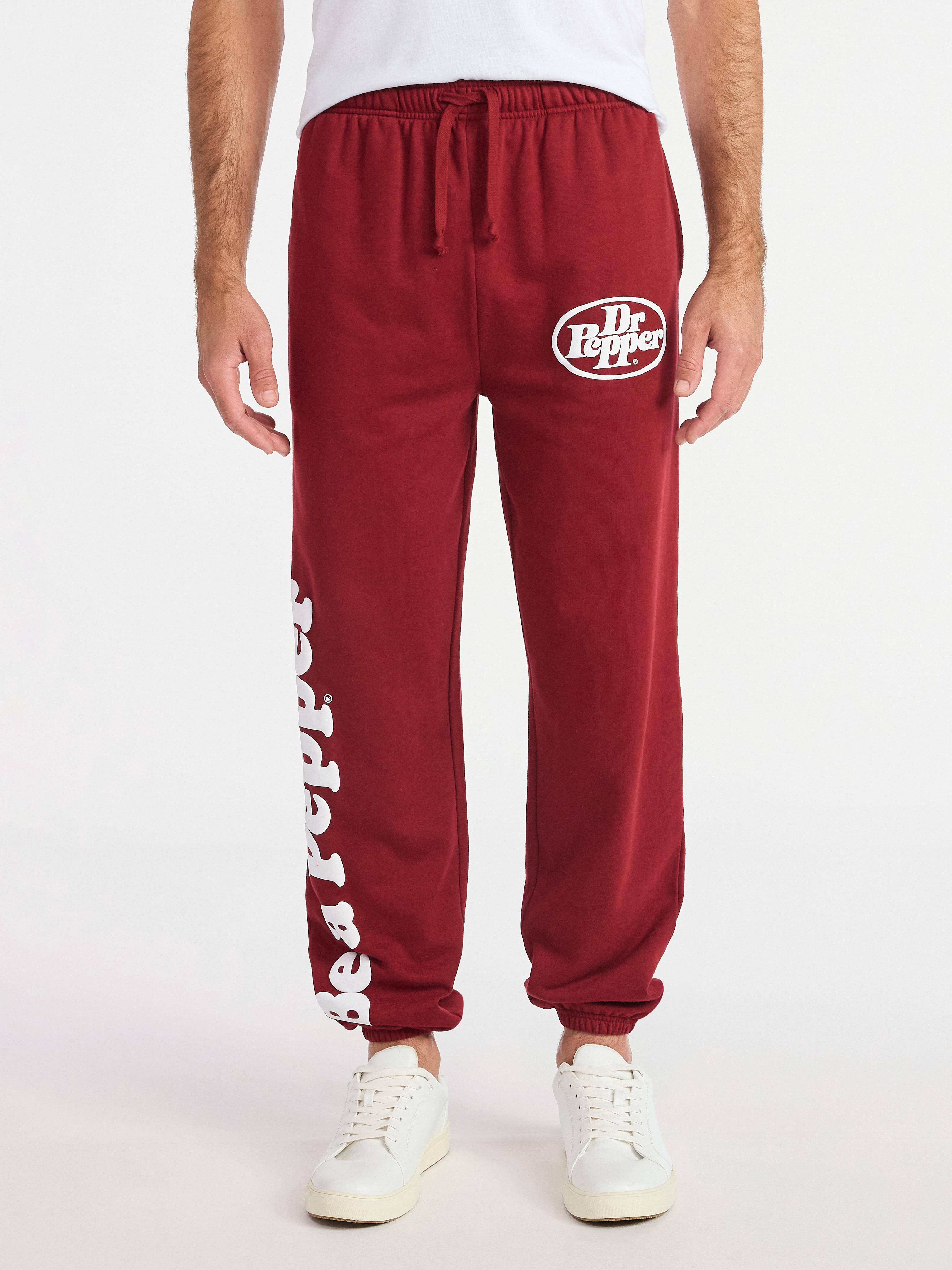 Dr. Pepper Men's and Big Men's Graphic Jogger Pants, Sizes XS-3XL