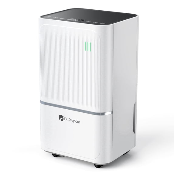2600 Sq.Ft Dehumidifier for Home Max 38 Pints, Large Room with Drain Hose, Intelligent Humidity Control, Dry Clothes, 3 Modes, Sleep Mode, 24H Timer