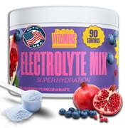 Dr. Price’s Electrolyte Mix – Blueberry Pomegranate Flavor, 90 Servings | Sugar-Free Hydration Powder with Trace Mineral