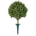 thumbnail image 1 of DR.Planzen 20'' Artificial Boxwood Topiary Ball Plant, Fake Greenery Shrub with Ground Spike, UV Resistant Faux Outdoor Evergreen for Garden Porch Planter Decor, 1 of 11