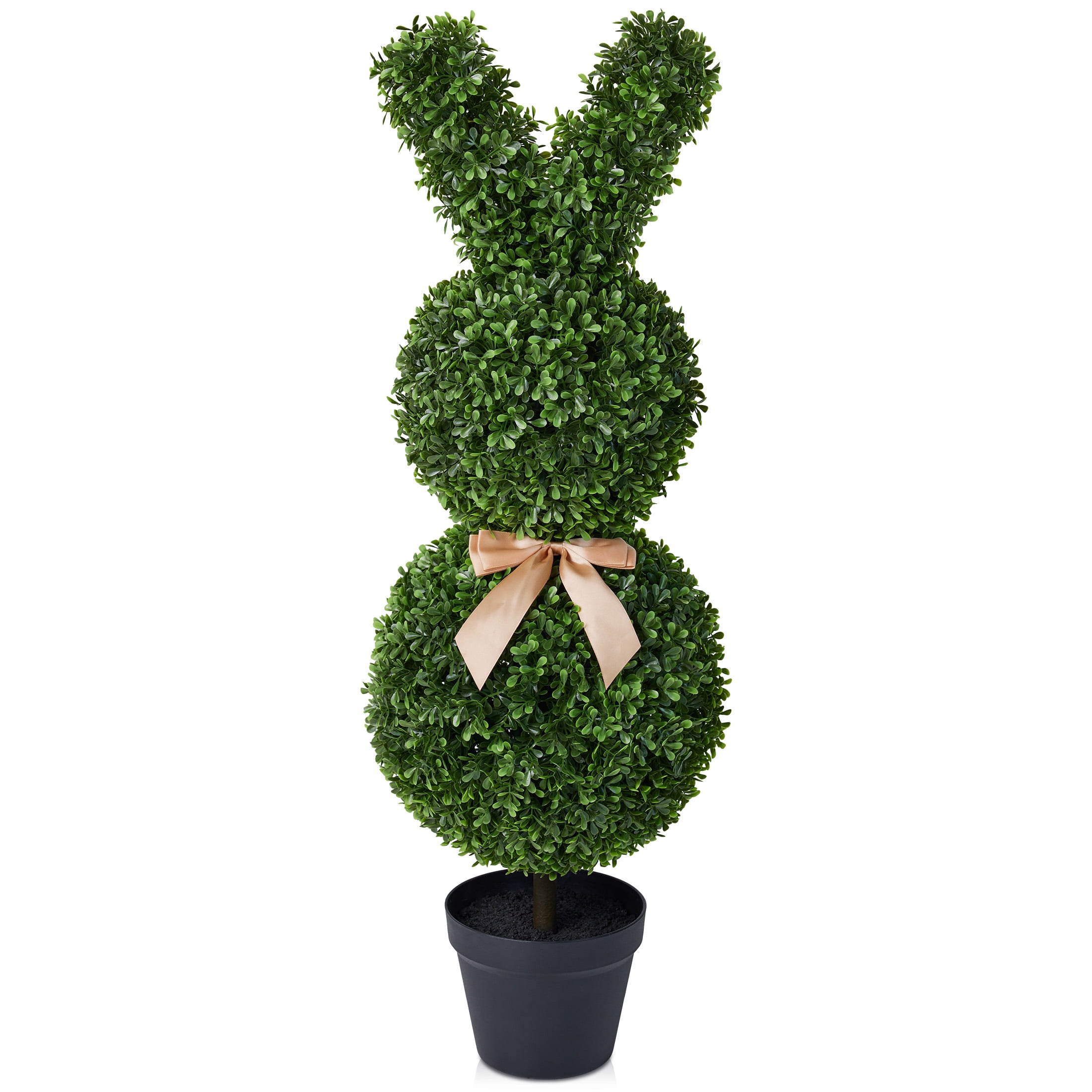 Boxwood Rabbit DR.Planzen 3ft Easter Rabbit Shaped Topiary Trees, High Artificial ...