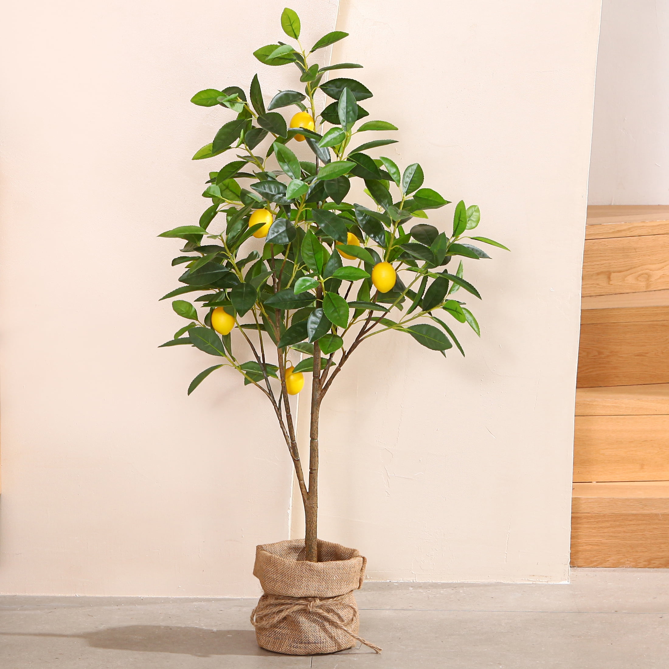 DR.Planzen Artificial Lemon Plants, 3FT Faux tree, Artificial Lemon