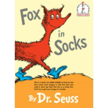 DR SEUSS: Fox in Socks (Large type / large print edition) (Hardcover)