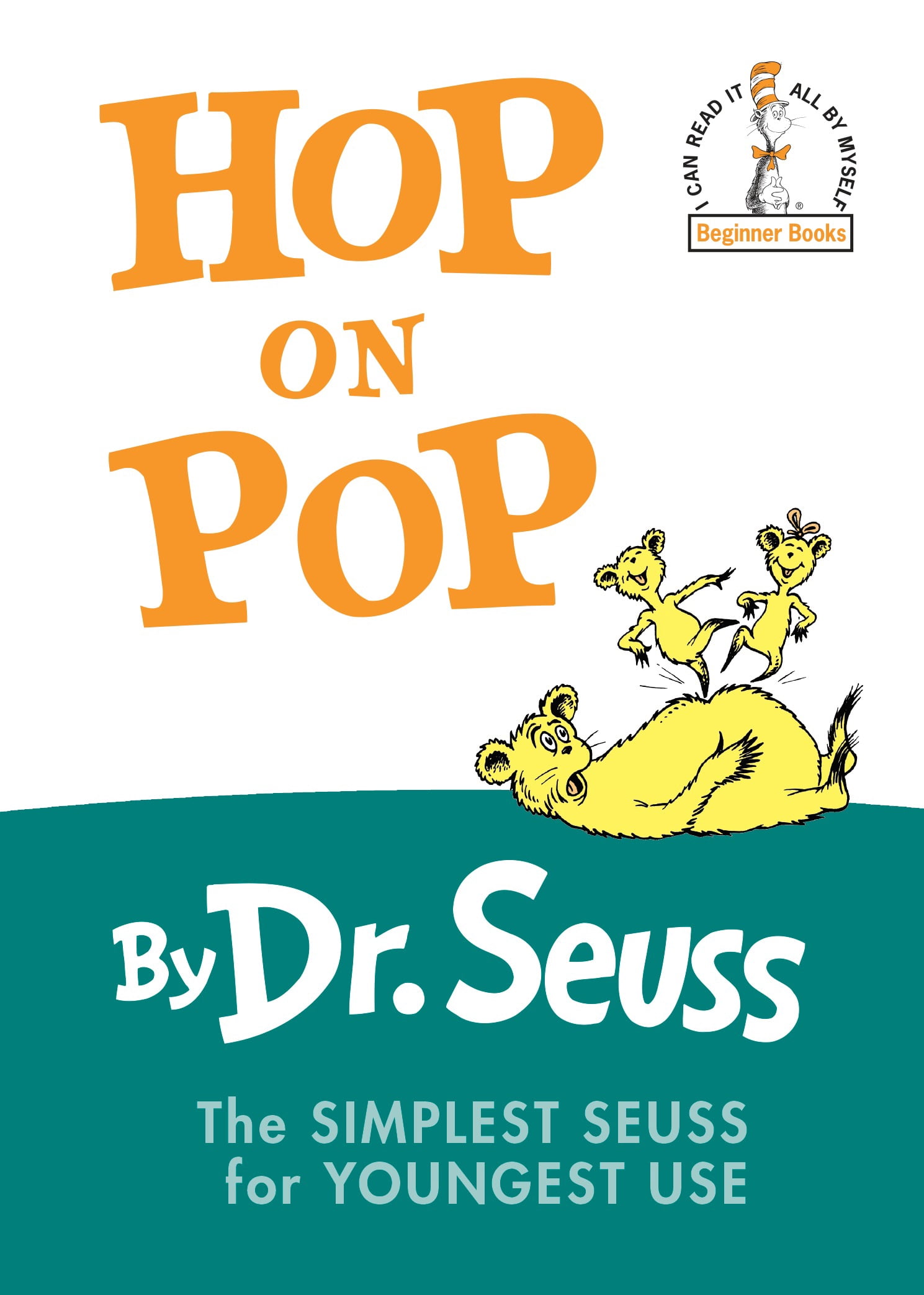 Dr. Seuss, Children's Book, Hop on Pop, Large Print Hardcover