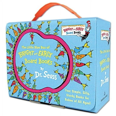 DR SEUSS: The Little Blue Boxed Set of 4 Bright and Early Board Books: Hop on Pop; Oh, the Thinks You Can Think!; Ten Apples up on Top!; the Shape of Me and Other Stuff (Hardcover)