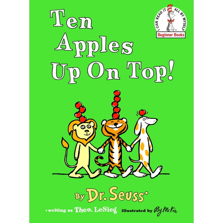 Dr. Seuss, Hardcover Book, Ten Apples Up on Top!, Counting