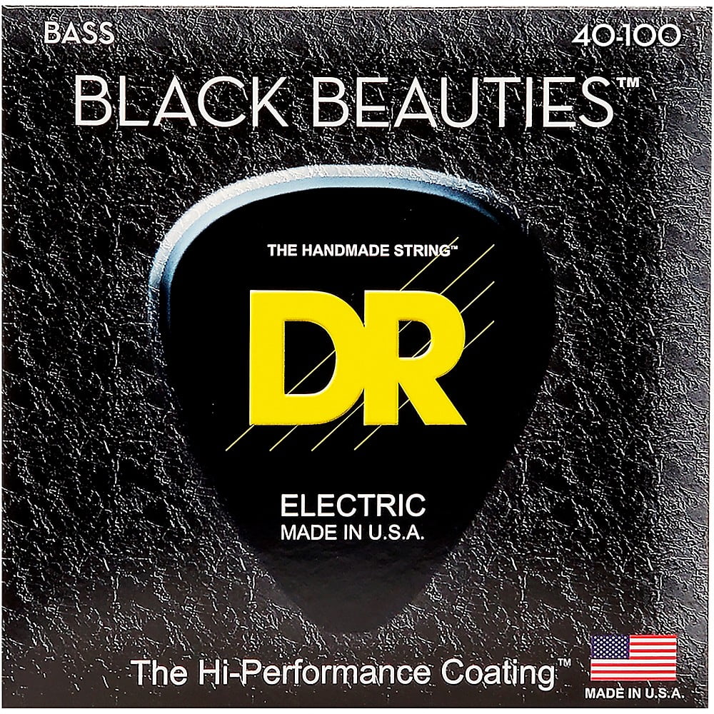 DR Strings BLACK BEAUTIES Bass Guitar Strings BKB-40