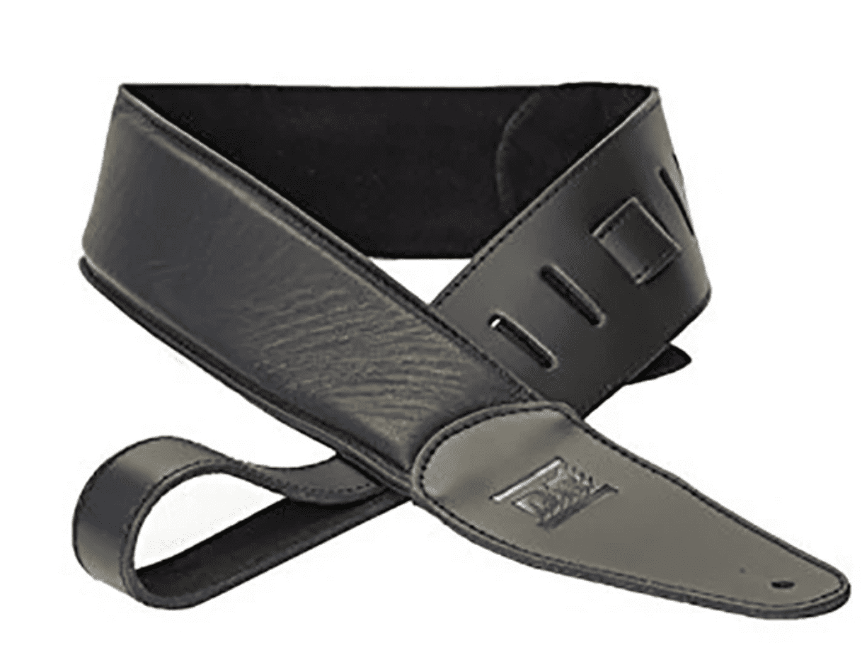 DR Strings Butter-Soft Black Padded Guitar or Bass Strap