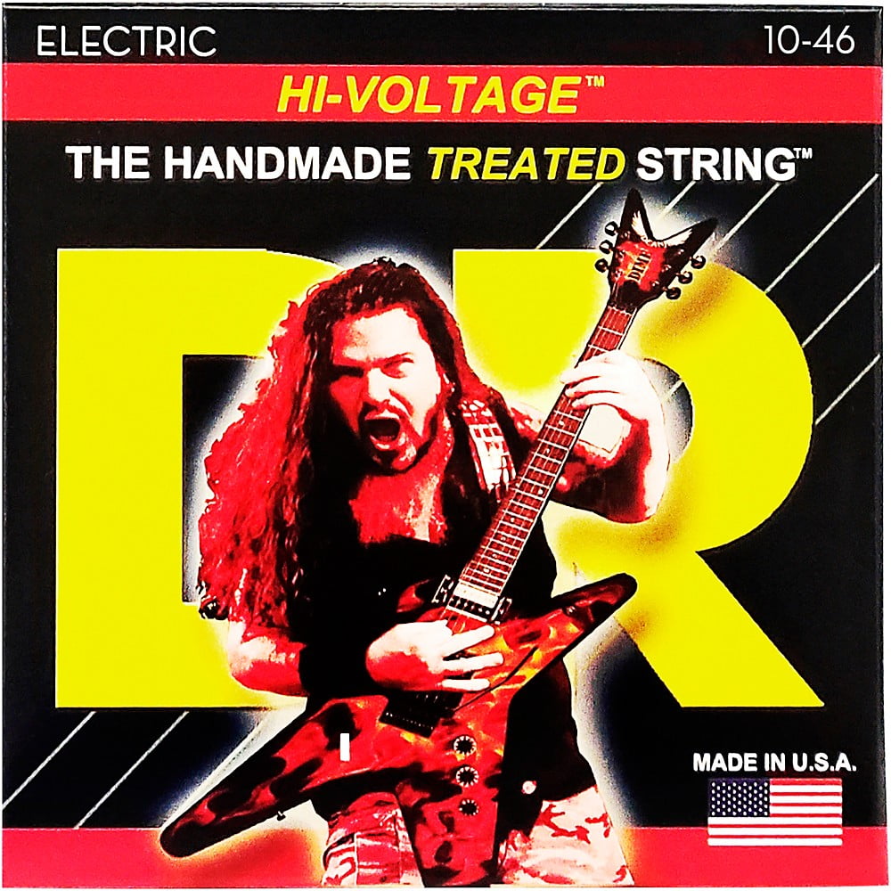 DR Strings Dimebag Darrell DBG-10 Medium Hi-Voltage Electric Guitar Strings