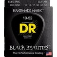 DR Strings Electric Guitar Strings, Black BeautiesBlack Coated, 1052