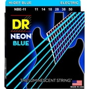 DR Hi-Def Neon Blue Electric Heavy, Strings NBE11