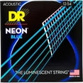 thumbnail image 1 of DR Strings Hi-Def NEON Blue Coated Medium Acoustic Guitar Strings (12-54), 1 of 2