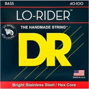 DR Strings Lo-Rider Stainless Steel Hex Core Bass Strings 40-100