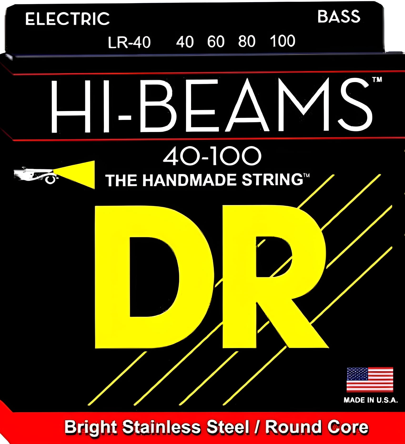 DR Hi-Beams Stainless Steel Light Gauge Bass Guitar Strings