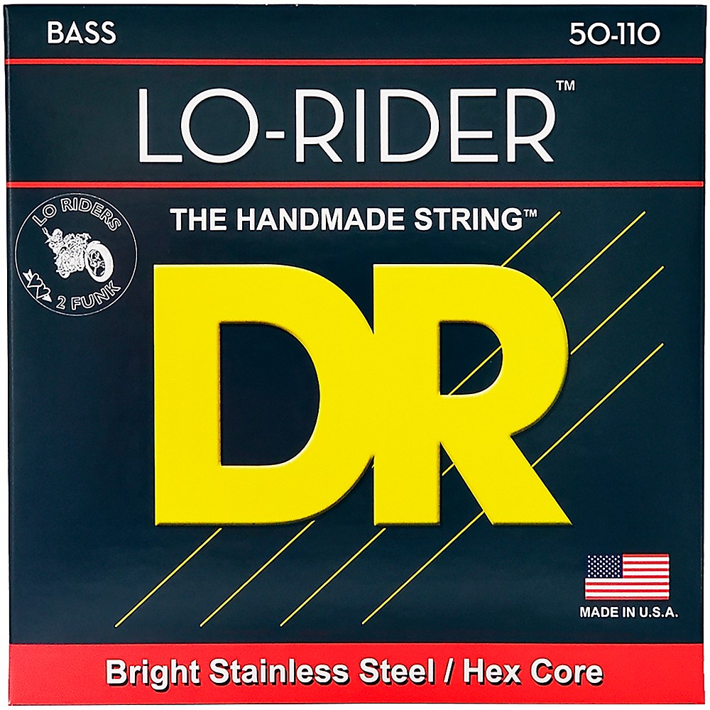 DR Strings Lo-Rider EH-50 Electric Bass Strings (50-110)