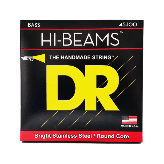 DR Strings MLR45 Hi-Beam Medium Lite Electric Bass 4 String Set (45-100)