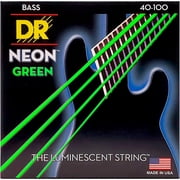 DR Strings NEON Hi-Def Green Bass SuperStrings Light 4-String