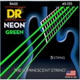 thumbnail image 1 of HI-Def Neon™ - Green Colored Nickel Bass Strings: 5-String Medium 45-125, 1 of 3