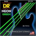 thumbnail image 1 of DR Strings NEON Hi-Def Green Bass SuperStrings Medium 6-String, 1 of 2
