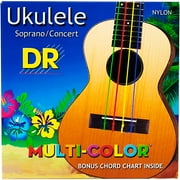 DR Strings Ukulele Multi-Color Soprano Concert Strings
