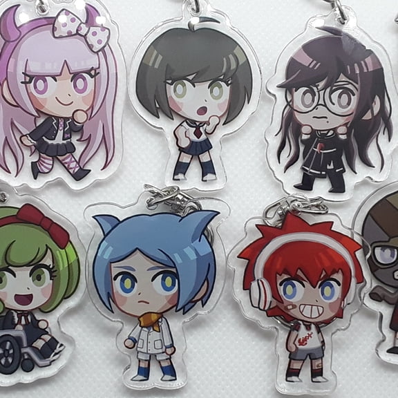 DR UDG Komaru Naegi Toko Fukawa Kotoko Utsugi Monaca Towa Kemuri Jataro Daimon Masaru Nagisa keychain Ronpa Dangan Despair Ultra Girls (1 keychain)