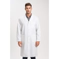 thumbnail image 1 of DR Unifroms® 100% Cotton Unisex Lab Coat, White Lab Coat for Students, Doctors,  Scientists, 1 of 8