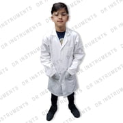 DR Uniforms Kids Doctors White Coat - Unisex Lab Coat for Boys and Girls 60% Cotton / 40% Polyester Age 7