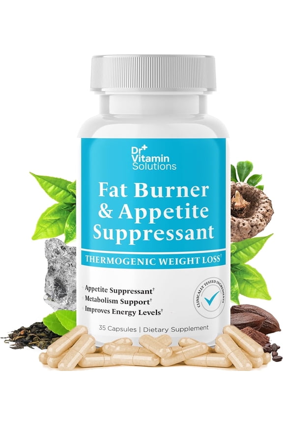 Weight Management Capsules with Green Tea Extract & Chromium Picolinate, 35 Count