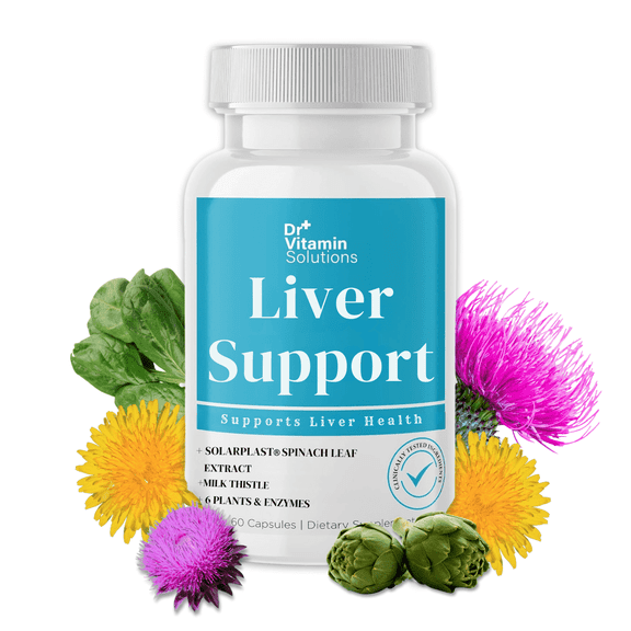 DR VITAMIN SOLUTIONS Liver Support with Milk Thistle, 30 Capsules