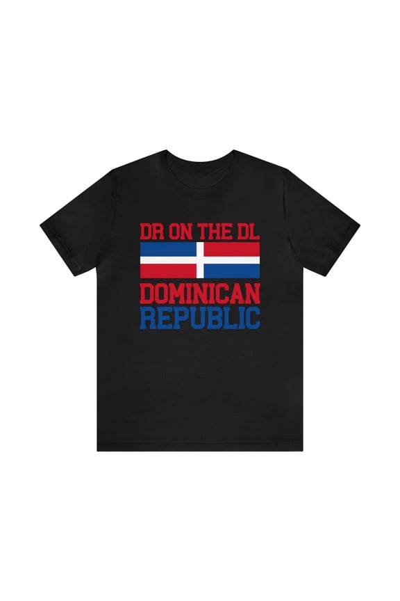 DR on the DL Tee, Dominican Republic Flair T-shirt, Caribbean Cool Tee