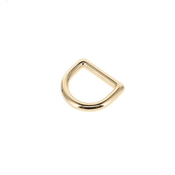 DR0 Gold Plate, D-Ring, Solid Brass-LL